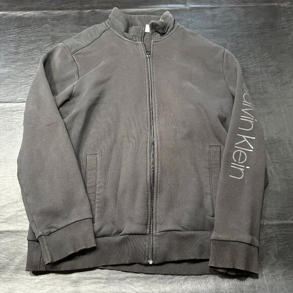 Men's Calvin Klein Soft-Touch Fleece Jacket - Picture 1 of 3